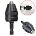 Produktbild Mohoo 0.5-8MM Schnellspann Bohrfutter Schraubendreher Schlagschrauber Adapter Zahnkranzbohrfutter 1/4 '' Sechskantschaft Bohrer
