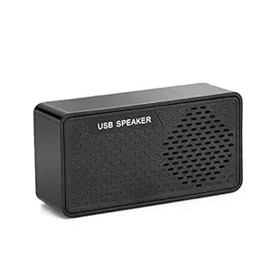 Anself Portable Computer Speaker USB Speaker USB-Powered Speaker Double Horn 3W Output for PC Laptops