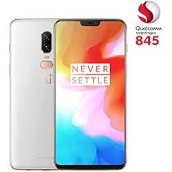 OnePlus 6 - Smartphone de 6.22" (full optic AMOLED, procesador Snapdragon 845, memoria de 8 GB RAM y 128 GB ROM), Blanco (Silk White)