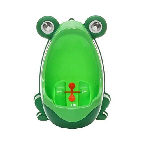 Yantu Frog Children Potty Toilet Training Kids Urinal for Boys Pee Trainer Bathroom (Green)