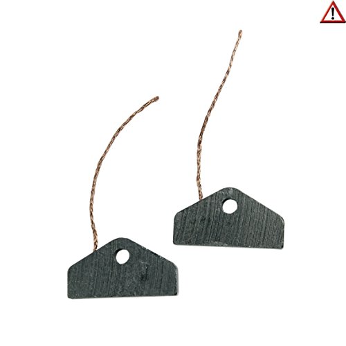 Preisvergleich Produktbild Europart 10025061 2x Kohlebürste Kohle Kohlebürstenpaar Kohlebürstensatz Kontaktkohle ohne Halter 16 x 30 x 4mm Anschlusslänge 50mm Wäschetrockner Trockner Trocknerautomat passend wie Miele 4490382