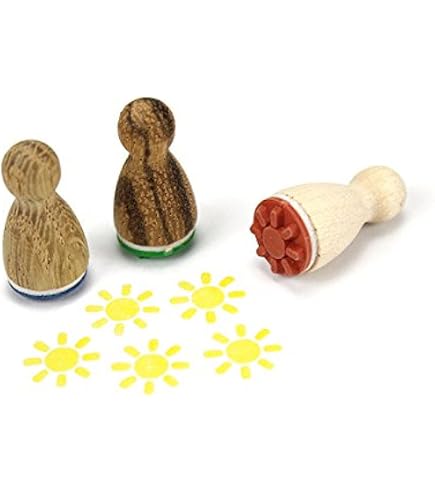 Stemplino Midistempel – Motiv Maus – 18 Mm – Holzstempel Für Bullet Journal & Basteln