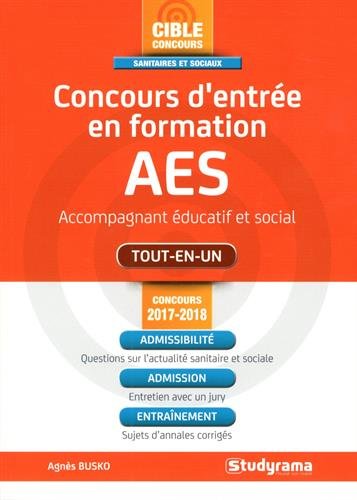 Book's Cover of Concours dentrée en formation AES