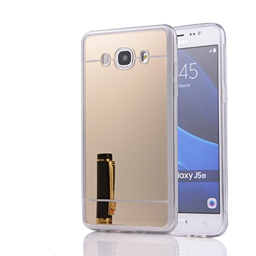 LXHGrowH Funda Samsung Galaxy J5 2016 Ultra Delgada Carcasa con Espejo para Samsung Galaxy J5 2016 J510FN Cover Silicona TPU Protectora Oro reviews LXHGrowH Funda Samsung Galaxy J5 2016 Ultra Delgada Carcasa con Espejo para Samsung Galaxy J5 2016 J510FN Cover Silicona TPU Protectora Oro