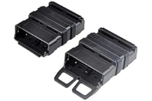 WARMHAND ZTAC Coppia Porta CARICATORI M4 5.56 Softair Molle RIGIDI Fast Magazine Nero EL-EX355B