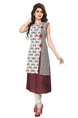 Royal Export Womens Straight Cotton Printed Kurta RS.549 (82.00% Off) - Amazon