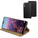 Produktbild MOELECTRONIX ECHT Leder Buch Klapp Tasche Schutz Hülle Flip Case Etui für Huawei P20 Dual SIM EML-L29