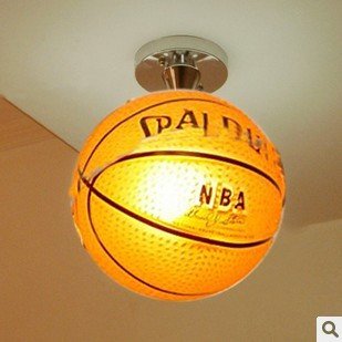 Preisvergleich Produktbild Kreative Einfache Leichte Kinder Deckenleuchte Basketball Schlafzimmer Leuchten Restaurant Lichter Studie Lampe,20Cm Decke Milch Weiße Kugel