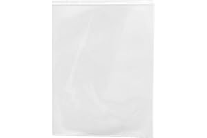 ‎HEIGROUP HeiGroup - HeiZip 100 x Druckverschlussbeutel 300 x 400 mm - ca. 7,2l, 90 my (extra stark), lebensmittelecht, transparent