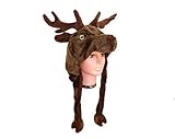 Tiermütze Plüsch Mütze Hirsch