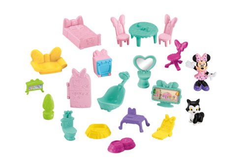 FISHER PRICE DISNEY MINNIE MOUSE MAGICAL BOW SWEET HOME DOLLS HOUSE FIGURES TOY GIRLS KIDS CHILDRENS PLAY SET