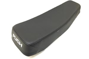 STREETPARTS24 Sitzbank Sitz Sattel Schwarz passend für Puch Maxi – Hochwertige Moped-Sitzbank, Komfort und Langlebigkeit