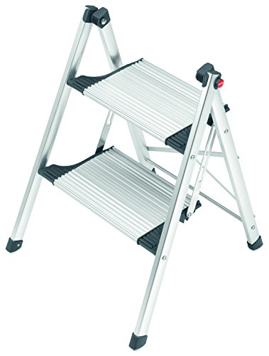 Hailo Living Step Comfort Slim der Einzigartige Klapptritt mit Extra GroãŸEn Stufen, 1 Stück, 4322-001