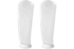 BEIIEB 2 Morceaux de Filtre de réservoir d'eau, Sac filtrant de Filtre de réservoir d'eau, Accessoires de Filtre de Pluie Peuvent être lavés, appropriés au réservoir de Poissons, au réservoir d'eau.