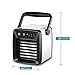 Produktbild wetwgvsa Air Cooler Mini Luftkühler Mobile Klimageräte Air Cooler mit 3 Geschwindigkeiten USB Tragbare Klimaanlage Verdunstungskühler für Office Home [2019 Version]