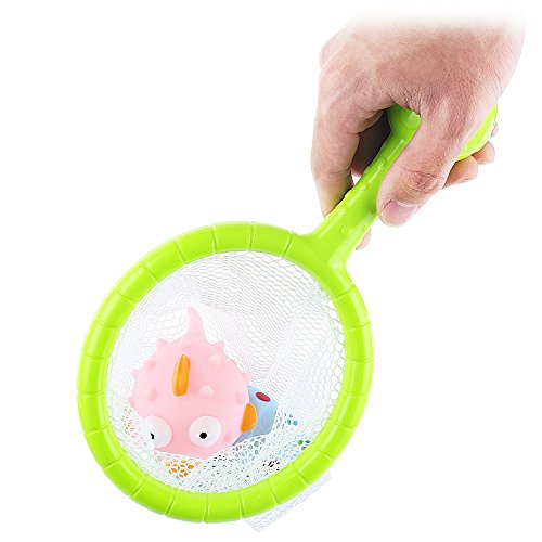 Bad Angeln Spielzeug mit Schwimmenden Fisch Badespaß Zeit Großes Geschenk für Frühe (Style A) - 5