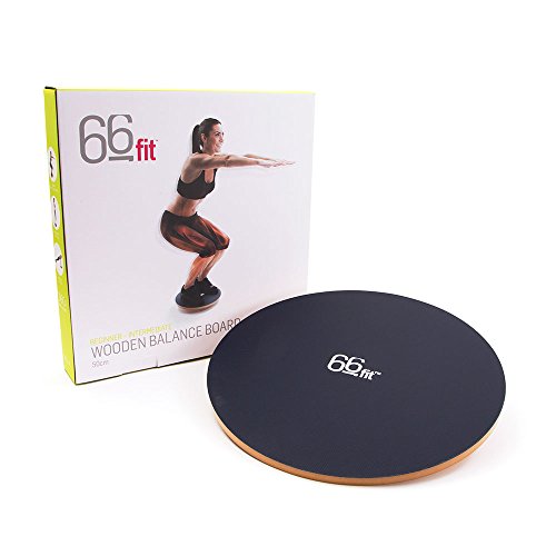 66fit Balanceboard Balance-Trainer, Holz, 50cm – Knöchel-, Knie-, Hüfttraining - 3