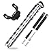 Produktbild Qhui Mini Fahrradpumpe, Tragbar 130 PSI Hochdruck Bike Pump Reifen Fahrrad Luftpumpe Klein mit Leimloser Rahmen und Verlängerter Schlauch passt Presta & Schrader für Ball, BMX, Mountainbikes, Rennrad