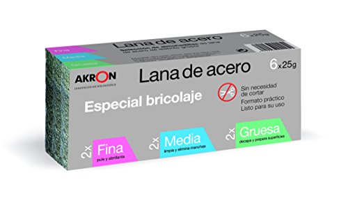 Barlesa - Bobina Lana Acero Surtido (Fina-Med.-Gruesa) 6X25G