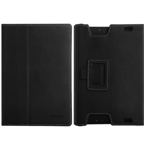 MoKo PU Leder Ständer Hülle Schutzhülle Tasche Ledertasche Schale Smart Case für Amazon All New Kindle Fire HD 7 Zoll 2013 Gen Tablet,Schwarz (Nicht für Kindle Fire HD 7 2012/Fire HDX 7 2013) - 2