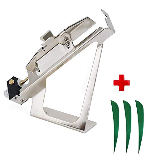 WEREWOLVES Archerie Flèche Jig Flèche Outil de bâton de Plume de Bricolage Adhérence de Plume réglable