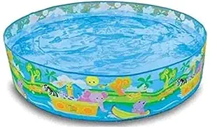 FLIPBOAT Summer Special 4 feet Kids Swimming Pool, Bath tub, Water Pool for Kids (Multicolor)