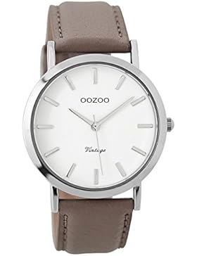 Oozoo Damen-Quarzuhr Vintage Taupe 38 mm C7784