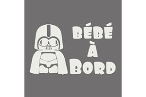 ADZIF.BIZ LE STICKER DE DECORATION Sticker Bebe DARCK VADHORE A Bord (J0111)
