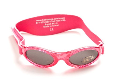 BabyBanz Sunglasses for Babies 100% UV Protection Red/Fuchsia [Age 0-2 Years]
