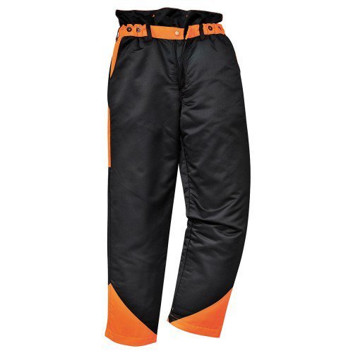 Pro Safe Pantalones de seguridad tipo A para motosierra (talla L, 91,4