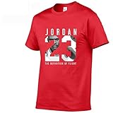 camiseta bull jordan Deportes, chaleco casual Jordan 23 Hombres Camiseta Algodón Estampado Algodón Camisetas Hip Hop