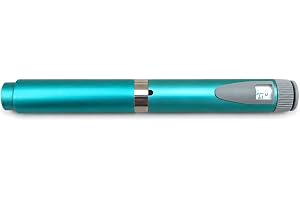 Återanvändbar isolering/peptidpenninjektor med hårt skal, kompatibel med 3 ml standardpatroner, kompakt och bärbart kit