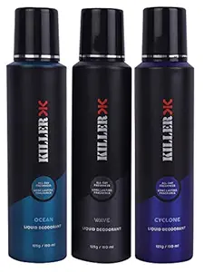 KILLER Deodorants for Men, 150 Milliliters