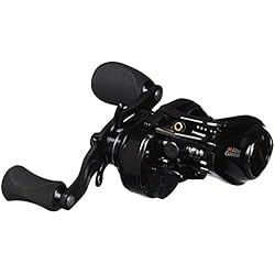 Abu Garcia Unisex Revo Mgx II alta velocidad bajo perfil carrete, negro, un tamaño