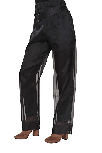 Preisvergleich Produktbild Brunello Cucinelli Hose Damen Schwarz Seide Regular Fit 42 IT