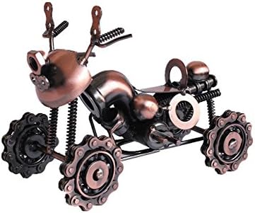 Decoured Wrought Iron Four Wheel Beach Motorcycle Model Bar Ornament Creative crafts household chores Living day sun thing