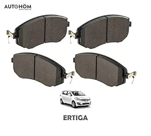 AUTOHOM CAR FRONT BRAKE PAD COMPATIBLE WITH MARUTI ERTIGA (SET OF 4 PCS)