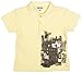 DKNY Unisex Baby City Print Polo Shirt Light Yelloow 6 Months