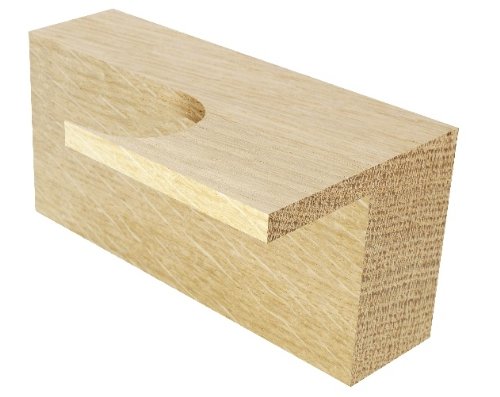 ENT Bündigfräser HW (HM), Schaft (C) 8 mm, Durchmesser (A) 12,7 mm, B 25,4 mm, Z3, D 32 mm, GL 68 mm, mit Kugellager - 4