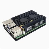 Raspberry Pi 5 Fanlı Al&uuml;minyum Muhafaza Kutusu