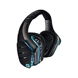 Logitech G933 Artemis Spectrum Wireless Gaming-Headset, 7.1 Surround Sound, 40mm Pro-G Treiber, 2.4 GHz, 3,5mm Eingang, RGB-Beleuchtung, G-Tasten, PC/Mac/Xbox One/PS4/Nintendo Switch - schwarz   41x50VWMNaL