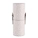 UNIQUEBELLA Makeup Brush Set, PE & PU Cosmetic Brushes Tool Kit Cup Holder Case Gift, Women Girl Makeup Brush Holder Case Container Cylinder for Home Travel Case, H 18cm, W:6.6-7cm,#15