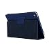 Produktbild iPad Mini 2 Hüllen, elecfan® Book Stil Ultra Slim Lederhülle, Multi-Winkel Betrachtung Folio Stand Smart Cover Schutzhülle Case Tasche für Apple iPad Mini 1 2 3 (7.9 Zoll) - Dunkelblau
