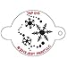 TAP Re-useable Face Paint Stencils - TAP015 Snowflakes