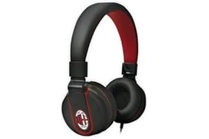 ACM 1899 Techmade tm-ip952-mil Multimedia Headphones Official Milan Red/Black