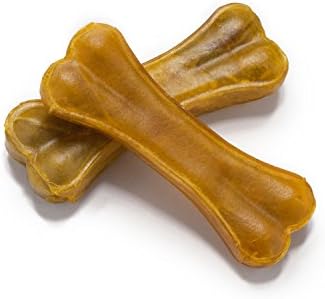 Ranch Rewards Bulk Pressed Rawhide Bones — Flavored Treats for Dogs - Chicken, 4", 200-Pack