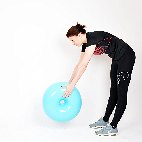 Balance Gymnastikball Donut Ball mit Luftpumpe inSPORTline - 4