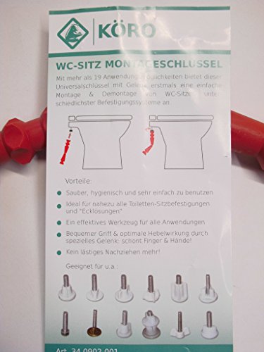 WC Sitz Montageschlüssel - 4