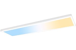 ‎XTEND ECOLIGHT Xtend LED Panel 120 x 30 cm 40 W Dimmable Light Colour Switchable Surface Mounted Ceiling Mounting Ceiling Light Warm White Neutral White Daylight 3CCT Triac ENEC, PMMA PLs3.0