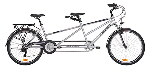 Atala Due Smart Tandem gris/bleu mat à 21 vitesses, 26'